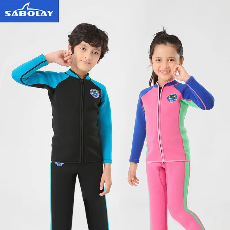 Sabolay Children Swimsuit Diving Suit 2mm 3mm Long Sleeve Suit Boys Girls Snorkeling Warm Suit VTQ201 NTQ201 NTQ301
Sabolay Children Swimsuit Diving Suit 2mm 3mm Long Sleeve Suit Boys Girls Snorkeling Warm Suit VTQ201 NTQ201 NTQ301