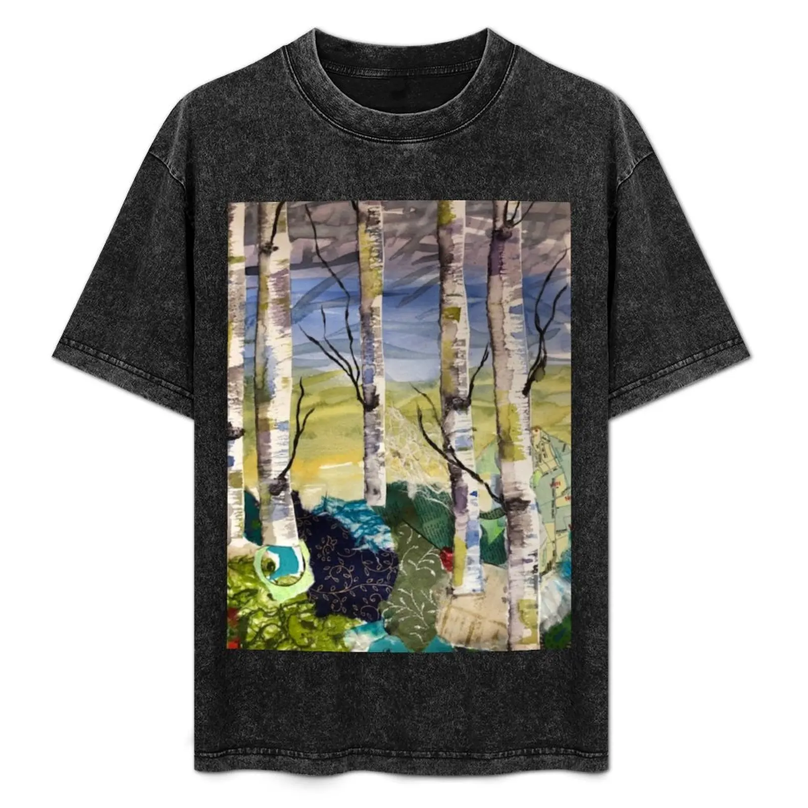 Evening Sky Birch T-Shirt Work Outdoor T-Shirt for Men
Evening Sky Birch T-Shirt Work Outdoor T-Shirt for Men