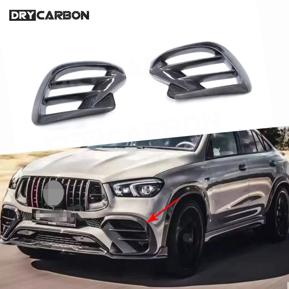Carbon Fiber Front Bumper Air Vent Outlet Cover Trim Body Kits for Benz GLE Class C167 GLE350 GLE53 AMG Sport Coupe 2020-2023
Carbon Fiber Front Bumper Air Vent Outlet Cover Trim Body Kits for Benz GLE Class C167 GLE350 GLE53 AMG Sport Coupe 2020-2023