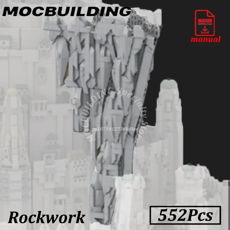 Rockwork Replacement Bricks Model MOC Building Blocks Ring Movie Technology Construction Creative Gift Toys Present
Rockwork Replacement Bricks Model MOC Building Blocks Ring Movie Technology Construction Creative Gift Toys Present