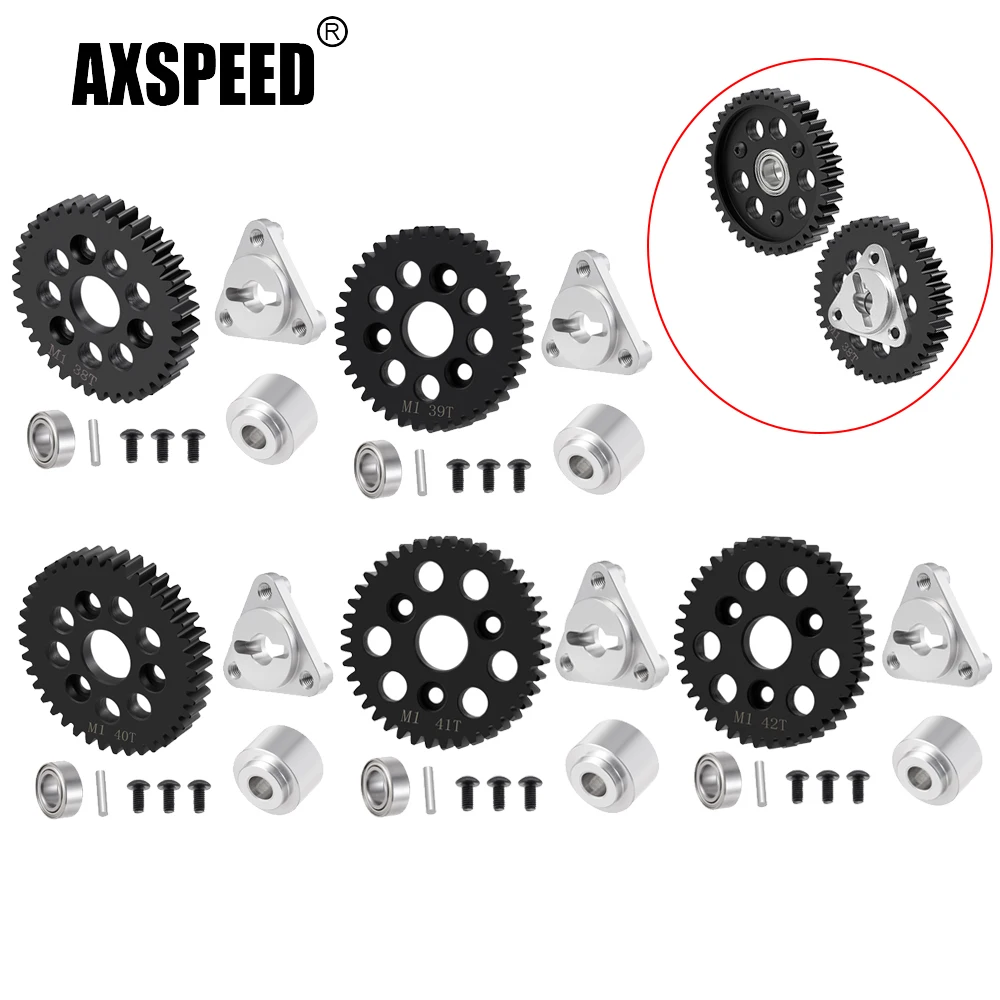 AXSPEED 40CR + Alu Alloy M1 38T-48T Коробка передач, цилиндрическая шестерня, набор тапочек сцепления для HPI SAVAGE X 4,6 1/8 RC Car
AXSPEED 40CR + Alu Alloy M1 38T-48T Коробка передач, цилиндрическая шестерня, набор тапочек сцепления для HPI SAVAGE X 4,6 1/8 RC Car