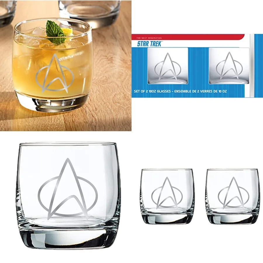 : The Next Generation - Collectible Whiskey Glasses - Set of 2 Glasses 10 oz.
: The Next Generation - Collectible Whiskey Glasses - Set of 2 Glasses 10 oz.