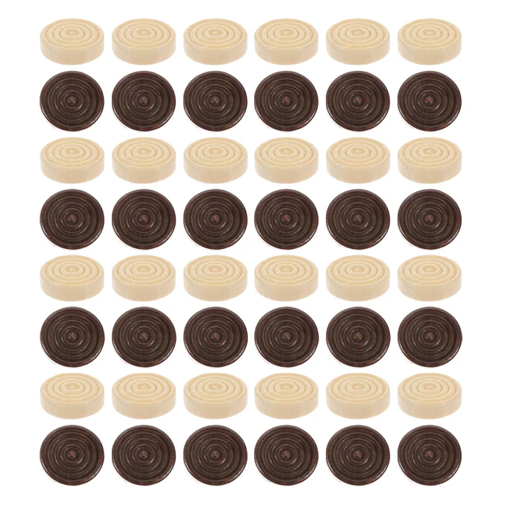 48Pcs Round Wooden Checkers Pieces Natural Wood Grain Smooth Edges for Board Games Educational Travel Camping Backyard
48Pcs Round Wooden Checkers Pieces Natural Wood Grain Smooth Edges for Board Games Educational Travel Camping Backyard