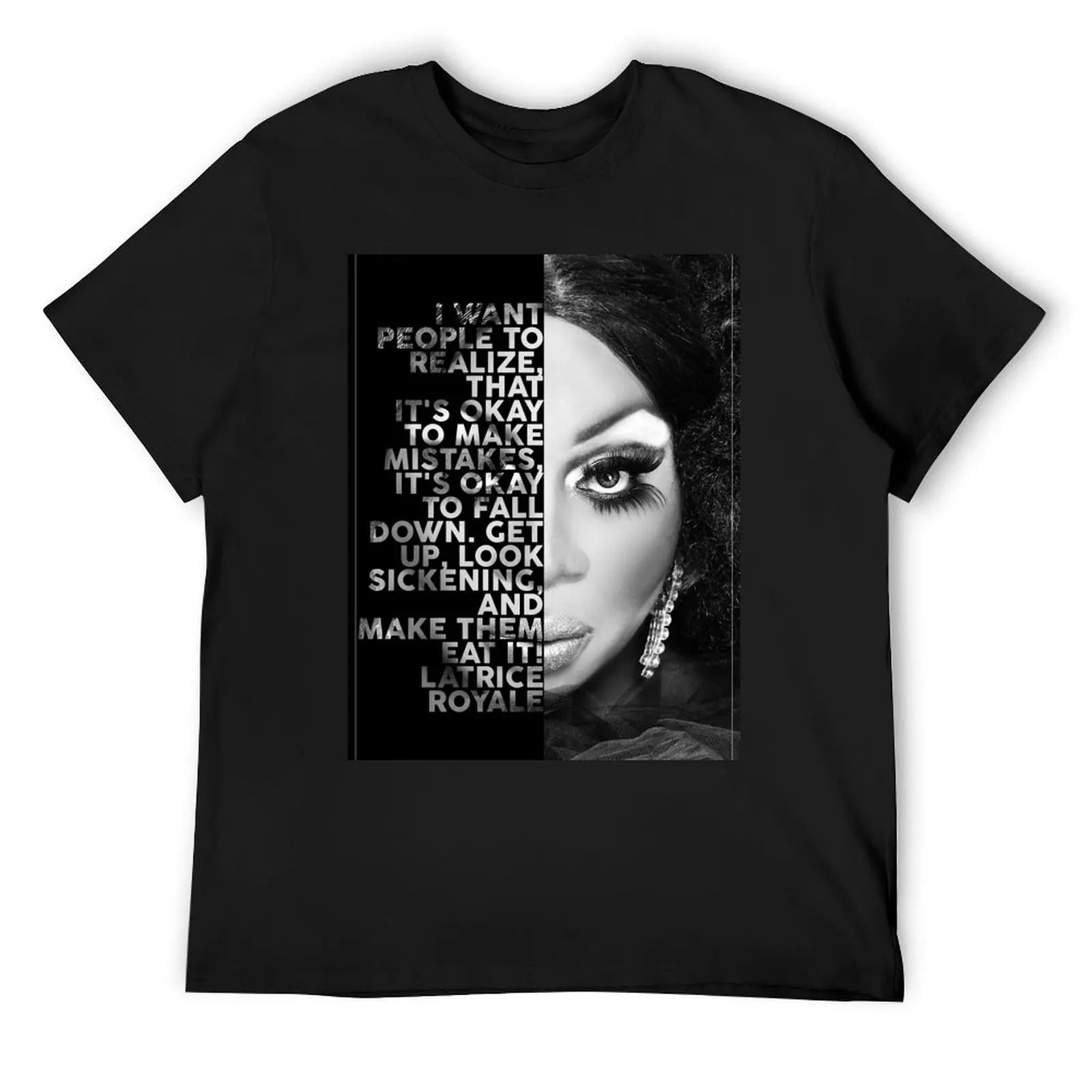 Latrice Royale TextPortrait T-Shirt anime stuff aesthetic clothes t shirts for men cotton
Latrice Royale TextPortrait T-Shirt anime stuff aesthetic clothes t shirts for men cotton