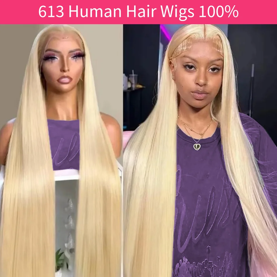 613 Hd Lace Frontal Wigs 13X6 Lace Front Wigs Blonde Straight Human Hair Wigs 40 Inch 230 Density Brazilian Hair For Black Women 
613 Hd Lace Frontal Wigs 13X6 Lace Front Wigs Blonde Straight Human Hair Wigs 40 Inch 230 Density Brazilian Hair For Black Women