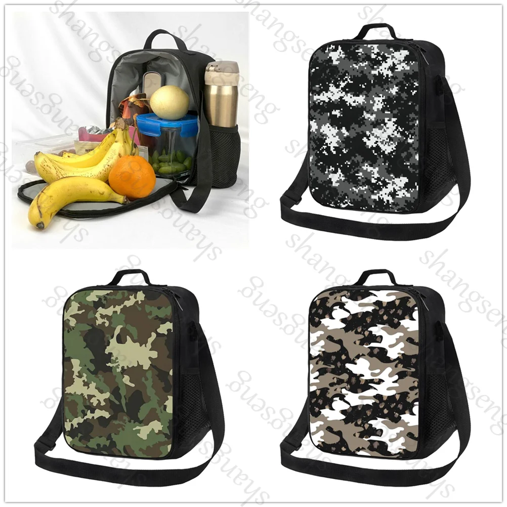 camouflage Printed Insulated Thermal Bag Lunch bag Foods Drink Storage Leakproof Picnic Camping Bags Outdoor Box beach
camouflage Printed Insulated Thermal Bag Lunch bag Foods Drink Storage Leakproof Picnic Camping Bags Outdoor Box beach