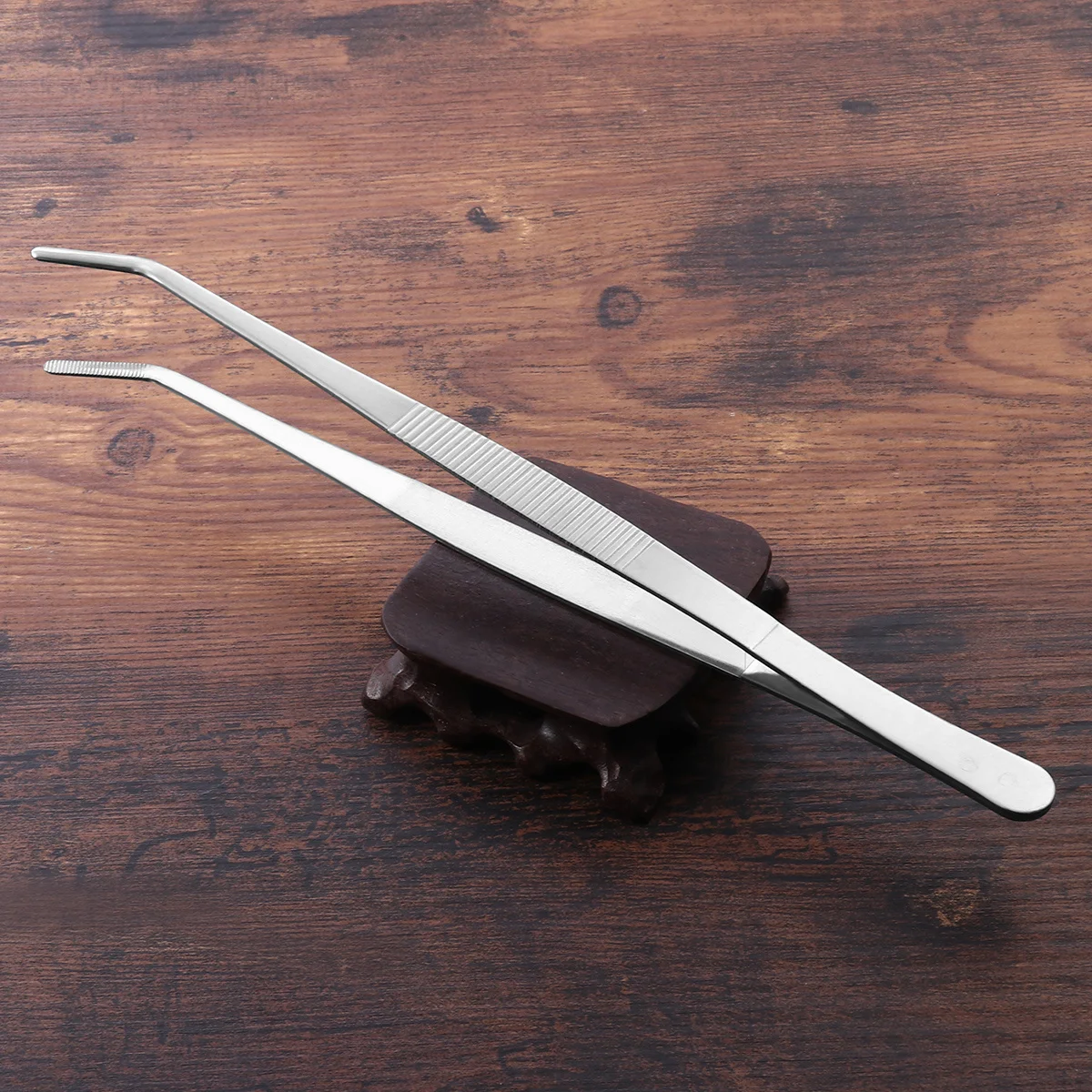 2Pcs Stainless Steel Tweezers 25Cm Silver Straight Curved Tips for Precision Handling in Craft Work Feeding Tools
2Pcs Stainless Steel Tweezers 25Cm Silver Straight Curved Tips for Precision Handling in Craft Work Feeding Tools