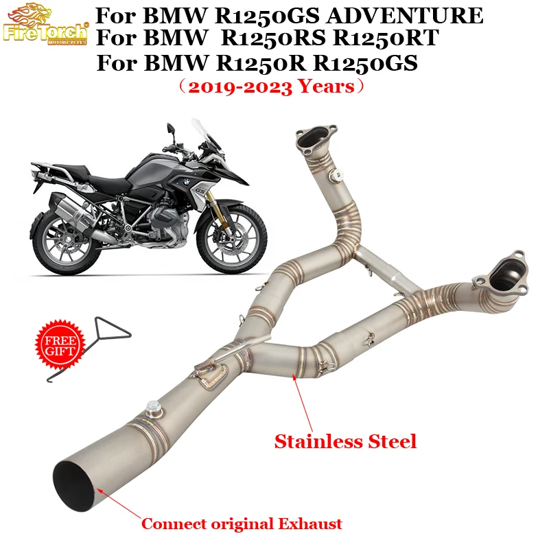 For BMW R1250R R1250RS R1250RT R1250GS ADVENTURE 2019 - 2023 Motorcycle Exhaust Escape Front Link Pipe Connect Original Muffler
For BMW R1250R R1250RS R1250RT R1250GS ADVENTURE 2019 - 2023 Motorcycle Exhaust Escape Front Link Pipe Connect Original Muffler