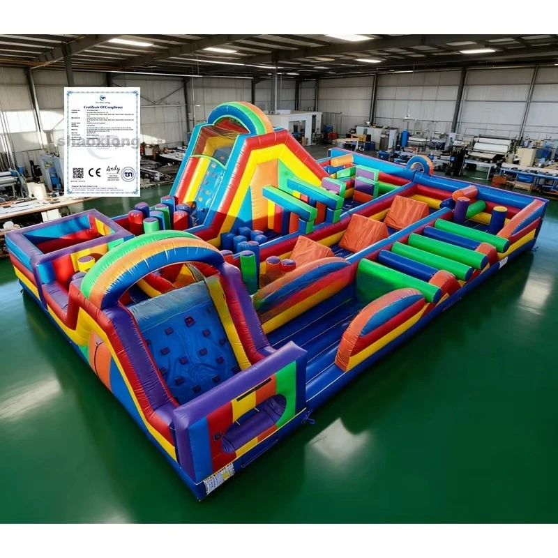 Commercial Outdoor Inflatable Playground Bouncer Park Inflatable Obstacle Bouncy Castle with Slide Inflatable Obstacle Course
Commercial Outdoor Inflatable Playground Bouncer Park Inflatable Obstacle Bouncy Castle with Slide Inflatable Obstacle Course