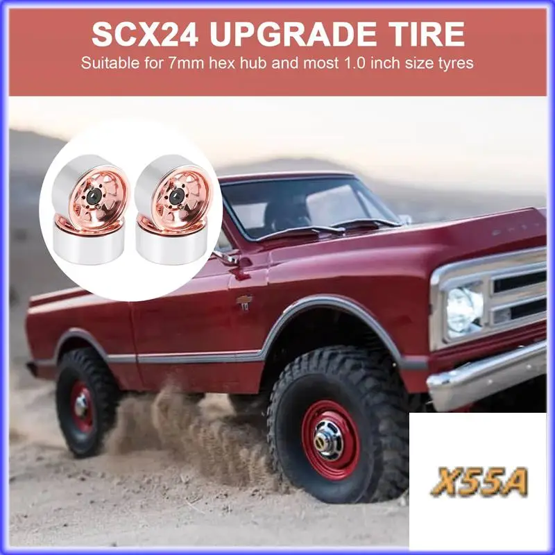 XX-Steel 1.0 Beadlock Wheel Rim Wheel Hub For 1/24 RC Crawler Car Axial SCX24 Deadbolt C10 Jeep Gladiator Bronco
XX-Steel 1.0 Beadlock Wheel Rim Wheel Hub For 1/24 RC Crawler Car Axial SCX24 Deadbolt C10 Jeep Gladiator Bronco