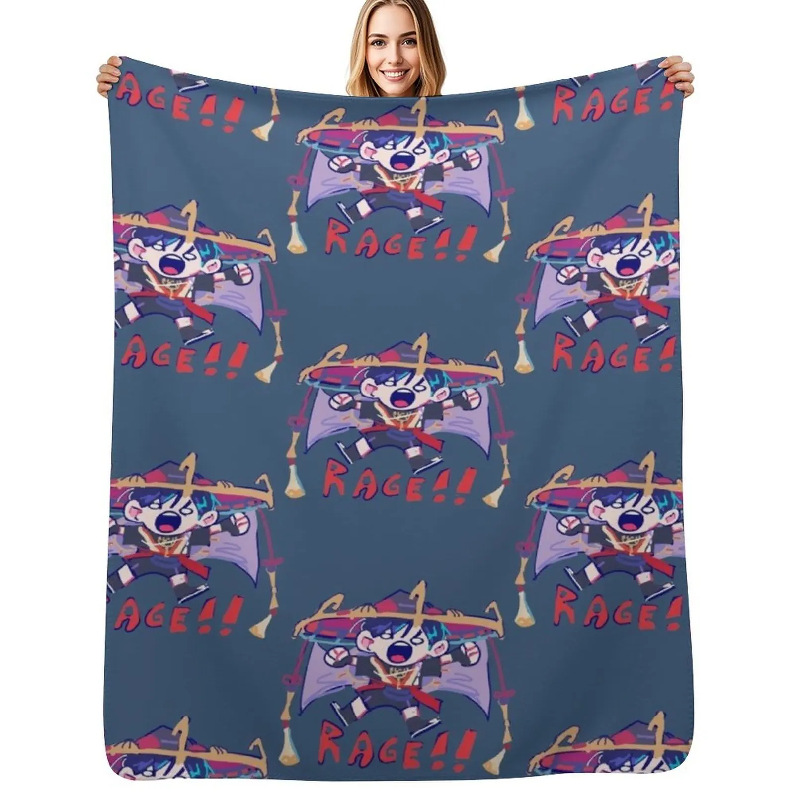 Rage de Scaramouche Throw Blanket Easy Care Comfortable Blanket for Couch
Rage de Scaramouche Throw Blanket Easy Care Comfortable Blanket for Couch