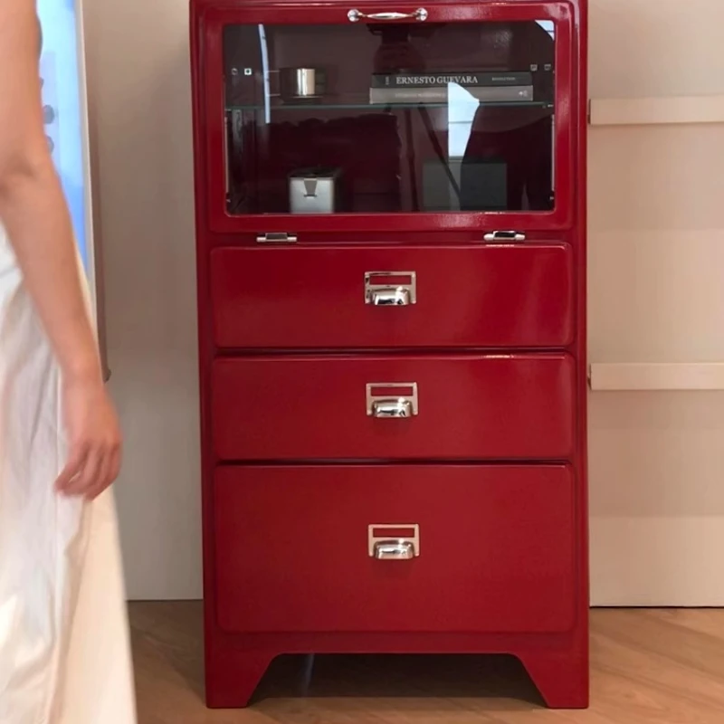Japanese-style retro iron cabinet metal environmentally friendly dining side storage cabinet
Japanese-style retro iron cabinet metal environmentally friendly dining side storage cabinet