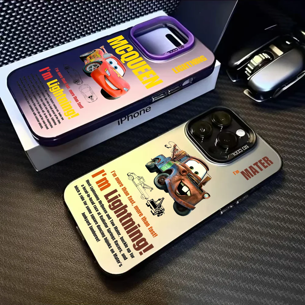 Cartoon Lightning McQueen Phone Case For iPhone 16 15 14 13 12 11 Pro Max Black Matte Multicolor Laser Metallic Aurora Cover
Cartoon Lightning McQueen Phone Case For iPhone 16 15 14 13 12 11 Pro Max Black Matte Multicolor Laser Metallic Aurora Cover