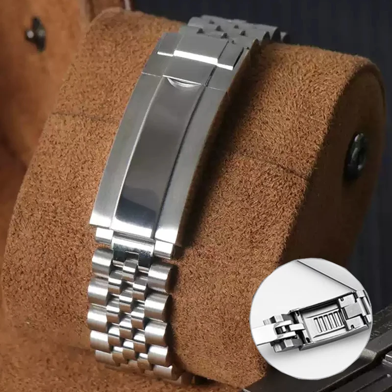 Jubilee Watchband For Rolex Sub GMT Yacht Daytona 20mm 21mm Men's Strap Luxury watch chain Mod Parts Replacement Accessories
Jubilee Watchband For Rolex Sub GMT Yacht Daytona 20mm 21mm Men's Strap Luxury watch chain Mod Parts Replacement Accessories