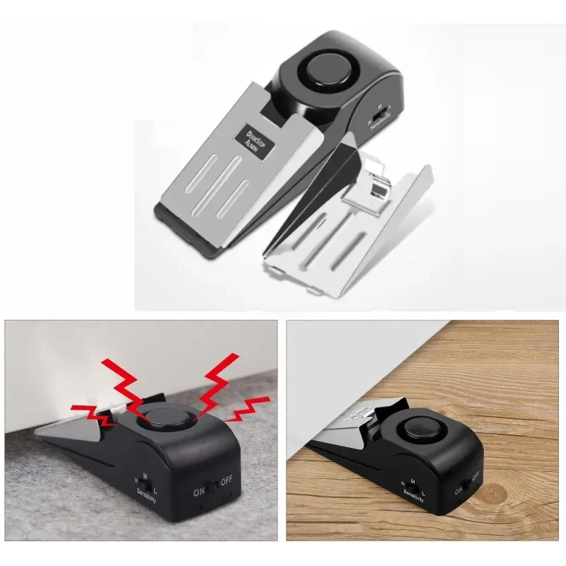 1/2pcs Door Stop Alarm,Door Stop Alarm with 120DB Siren Door Stop for Home & Travel (Black),security,alarm systems security home
1/2pcs Door Stop Alarm,Door Stop Alarm with 120DB Siren Door Stop for Home & Travel (Black),security,alarm systems security home