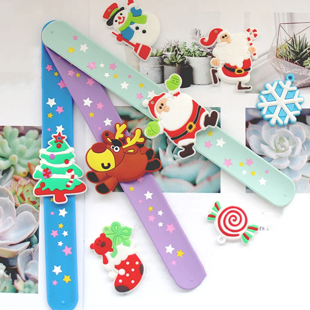 8pcs Christmas Slap Bracelets for Kids Boys Girls Party Favors Jewelry Wristb s Festival Gifts Holiday Accessories
8pcs Christmas Slap Bracelets for Kids Boys Girls Party Favors Jewelry Wristb s Festival Gifts Holiday Accessories