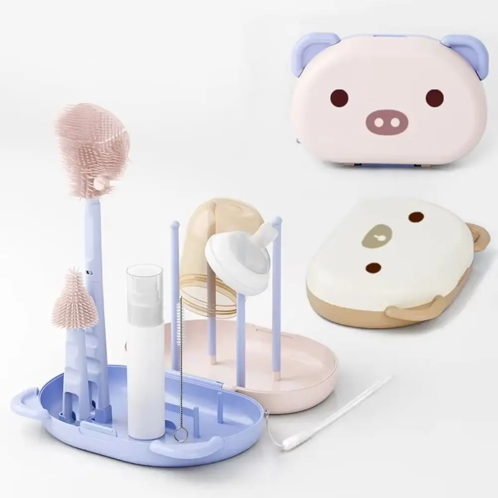 Portable Bottle Cleaning Brush Set Compact Travel Size Milk Bottle Brush Kit BPA-Free Flexible Brushes Bottle Brush Set
Portable Bottle Cleaning Brush Set Compact Travel Size Milk Bottle Brush Kit BPA-Free Flexible Brushes Bottle Brush Set
