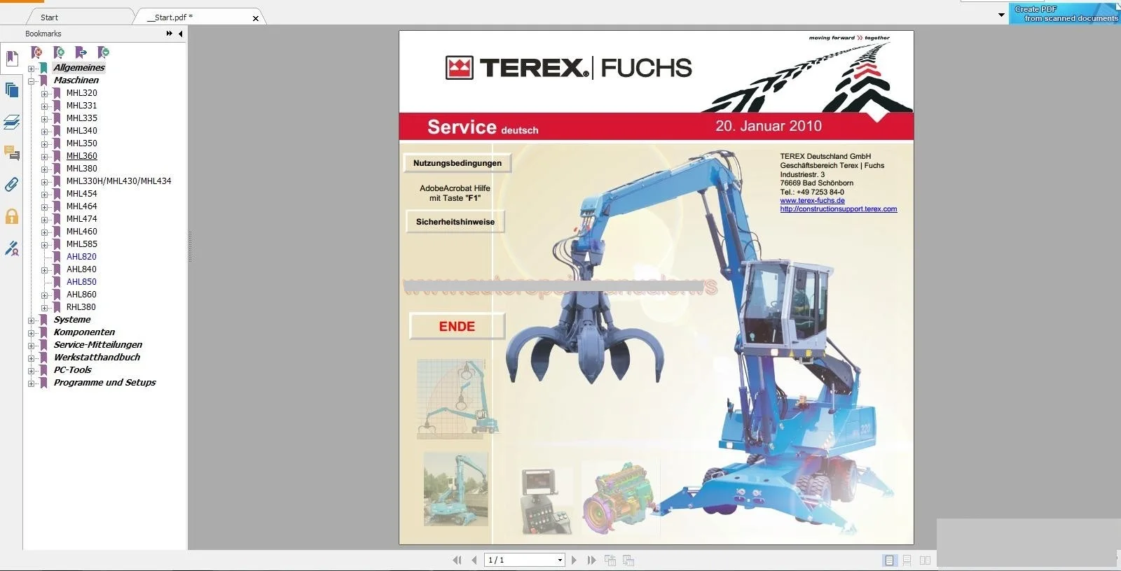 SpecDiag Terex Fuchs Service Manual Diagnostic DE — руководство по обслуживанию, электрическая, гидравлическая схема 2016.
SpecDiag Terex Fuchs Service Manual Diagnostic DE — руководство по обслуживанию, электрическая, гидравлическая схема 2016.