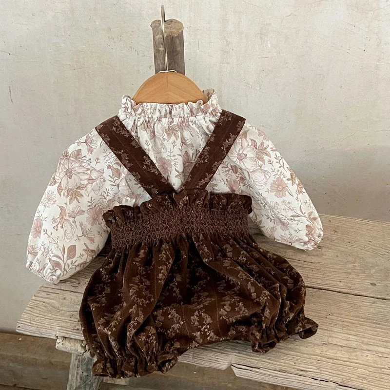 Baby Girl Suit Autumn Baby Girls Clothes 0-2 Years Old Infant Suit Newborn Baby Floral Bow Shirt Corduroy Romper Two Piece Set
Baby Girl Suit Autumn Baby Girls Clothes 0-2 Years Old Infant Suit Newborn Baby Floral Bow Shirt Corduroy Romper Two Piece Set