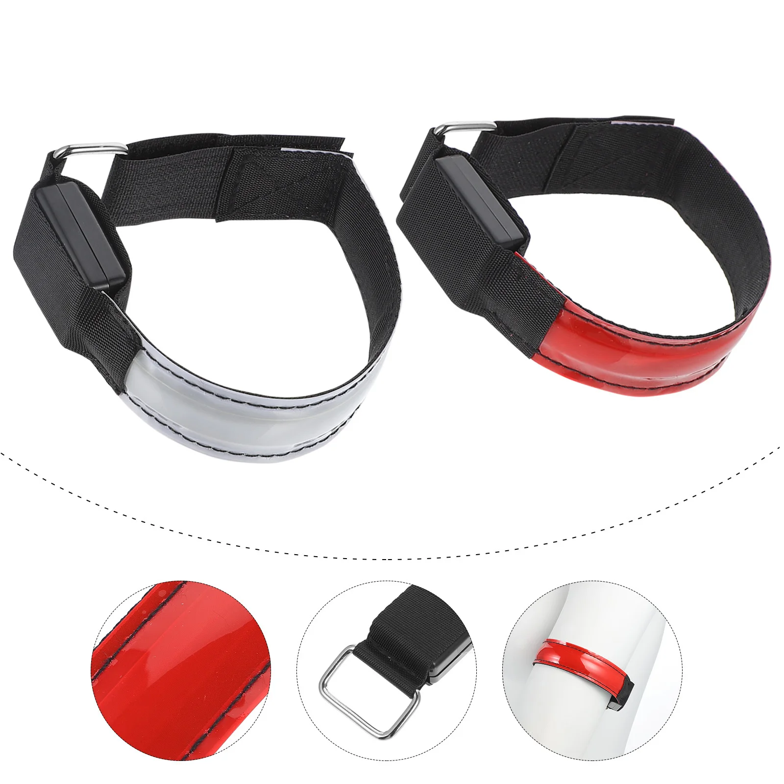2 pcs Led Signal Light Armband Night Running Safety Gear Glow Sports Wristband For Cycling Hiking Camping Outdoor Tool
2 pcs Led Signal Light Armband Night Running Safety Gear Glow Sports Wristband For Cycling Hiking Camping Outdoor Tool