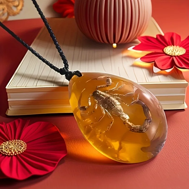 Amber Pendant Necklace - Water Drop Design Fashion Classic Men's and Women's Necklace Accessories
Amber Pendant Necklace - Water Drop Design Fashion Classic Men's and Women's Necklace Accessories