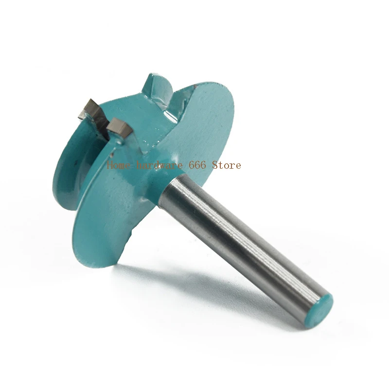 Woodworking Milling Cutter, Green 1/4 Handle, 45 Degree Tenon Joint Knife, 1-1/2 Cutting Diameter, New
Woodworking Milling Cutter, Green 1/4 Handle, 45 Degree Tenon Joint Knife, 1-1/2 Cutting Diameter, New