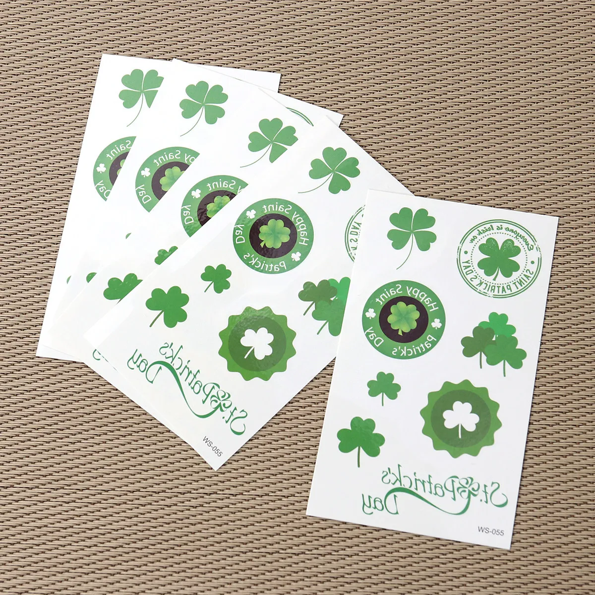 20pcs Waterproof Temporary Tattoos Stickers for St Patrick Day Party Kids Safe Wear Various Sizes Clover Decal Gift Children
20pcs Waterproof Temporary Tattoos Stickers for St Patrick Day Party Kids Safe Wear Various Sizes Clover Decal Gift Children