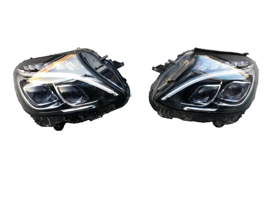 Classic Hot Selling C-class W205 C63S Front Large Headlight LED Double Eye Steering Daily Running Light
Classic Hot Selling C-class W205 C63S Front Large Headlight LED Double Eye Steering Daily Running Light