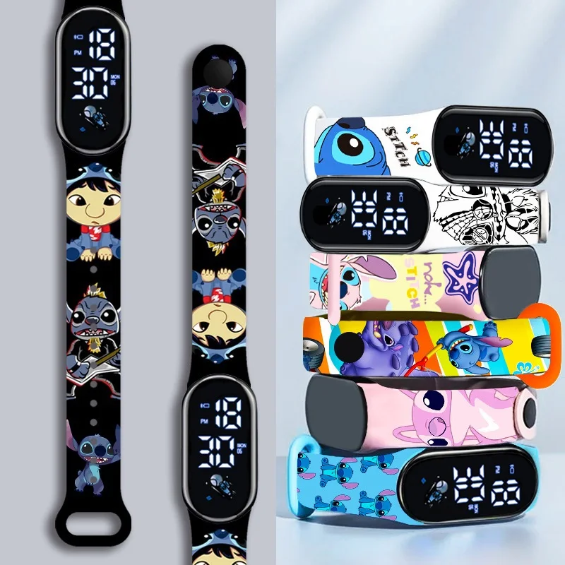 Disney Stitch Children Watches Girls Waterproof Sport Touch Screen Watch for Women Waterproof Digital Clock Bracelet Gifts
Disney Stitch Children Watches Girls Waterproof Sport Touch Screen Watch for Women Waterproof Digital Clock Bracelet Gifts