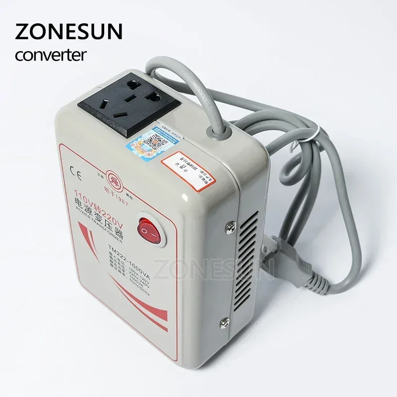 ZONESUN 500W 1000W 2000W 3000W Power Transformer 220V Turn 110V to 220V Appliances Voltage Power Converter 50Hz/60Hz
ZONESUN 500W 1000W 2000W 3000W Power Transformer 220V Turn 110V to 220V Appliances Voltage Power Converter 50Hz/60Hz