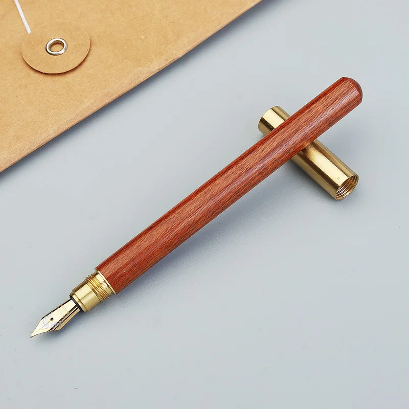 Sandalwood Wooden Fountain Pens Retro Simple Office Calligraphy Pens Students Writing Office School Supplies Stationery
Sandalwood Wooden Fountain Pens Retro Simple Office Calligraphy Pens Students Writing Office School Supplies Stationery