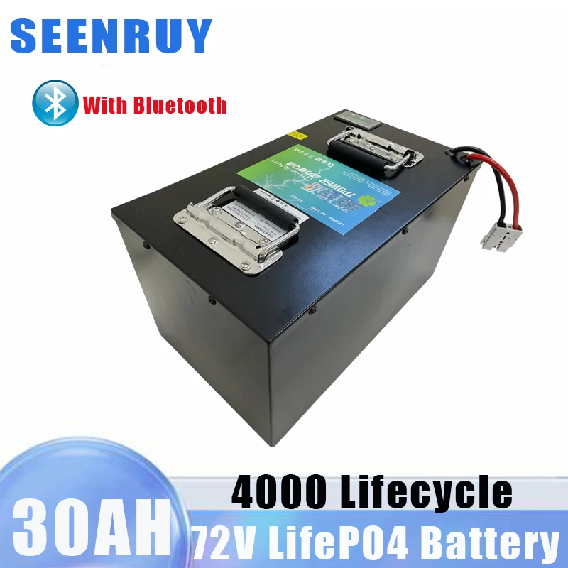 Аккумулятор LifePO4 72 в, 30 Ач, с разъемом Anderson, Встроенный BMS, с литиевой батареей Bluetooth, бесплатная доставка
Аккумулятор LifePO4 72 в, 30 Ач, с разъемом Anderson, Встроенный BMS, с литиевой батареей Bluetooth, бесплатная доставка