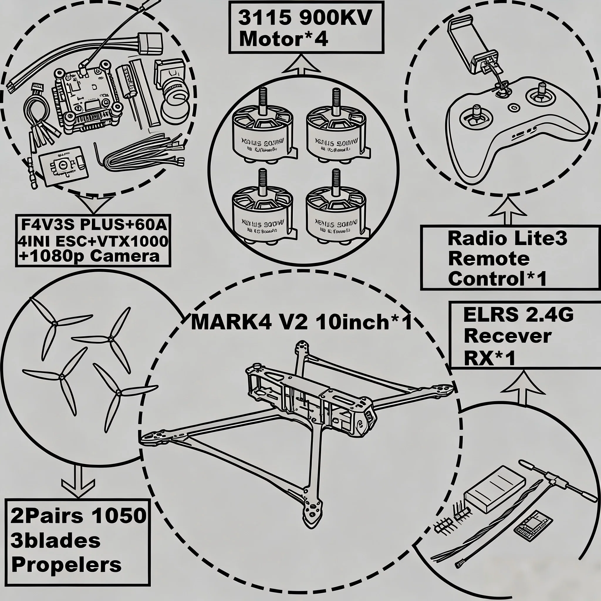 Полетный контроллер F4V3S/F4V3S PLUS MARK4 V2 10 дюймов 45/60A 4-канальный ESC для FPV-дрона, гоночный квадрокоптер из карбонового волокна для фристайла
Полетный контроллер F4V3S/F4V3S PLUS MARK4 V2 10 дюймов 45/60A 4-канальный ESC для FPV-дрона, гоночный квадрокоптер из карбонового волокна для фристайла