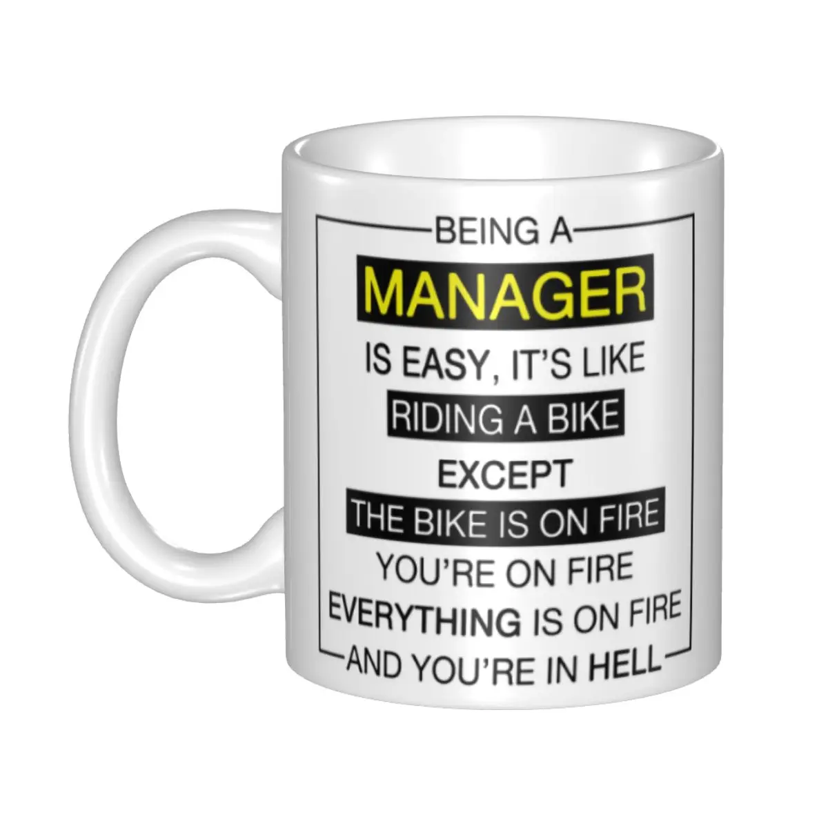 Customized Being A Manager Is Easy Coffee Mugs DIY Ceramic Milk Tea Cups
Customized Being A Manager Is Easy Coffee Mugs DIY Ceramic Milk Tea Cups