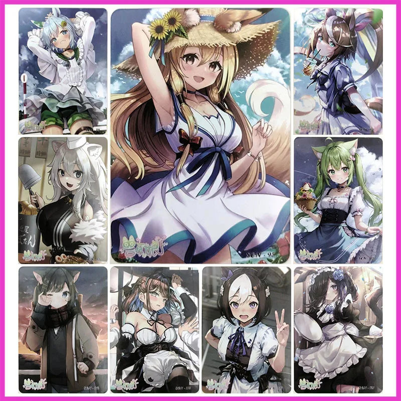 Anime Goddess Story Rare SEN Games Collectible Cards Special Week Akasaka Misato Kitasan Black Toys for boys Birthday Present
Anime Goddess Story Rare SEN Games Collectible Cards Special Week Akasaka Misato Kitasan Black Toys for boys Birthday Present