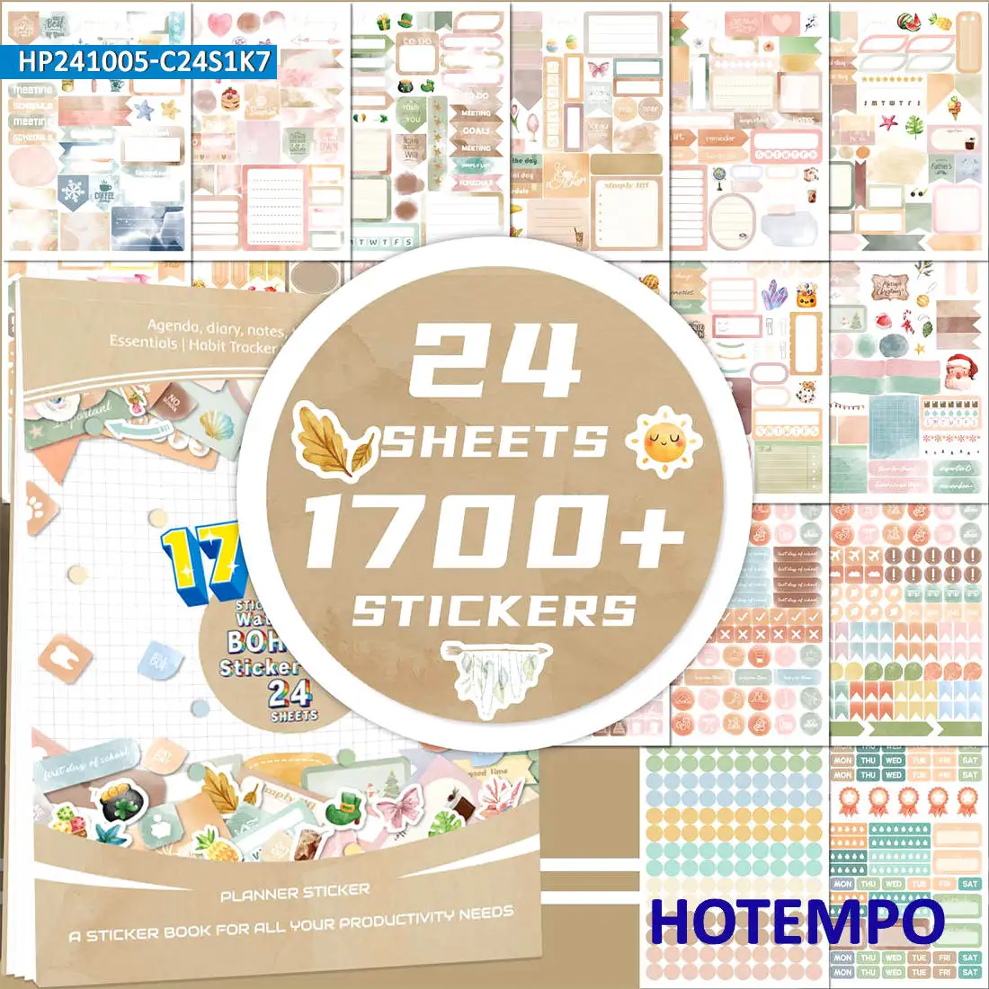1700PCS Planner Stickers Bohemia Retro Watercolor Year Plan Scrapbook Decals for Laptop Diary Notebook Stationery Phone Sticker
1700PCS Planner Stickers Bohemia Retro Watercolor Year Plan Scrapbook Decals for Laptop Diary Notebook Stationery Phone Sticker