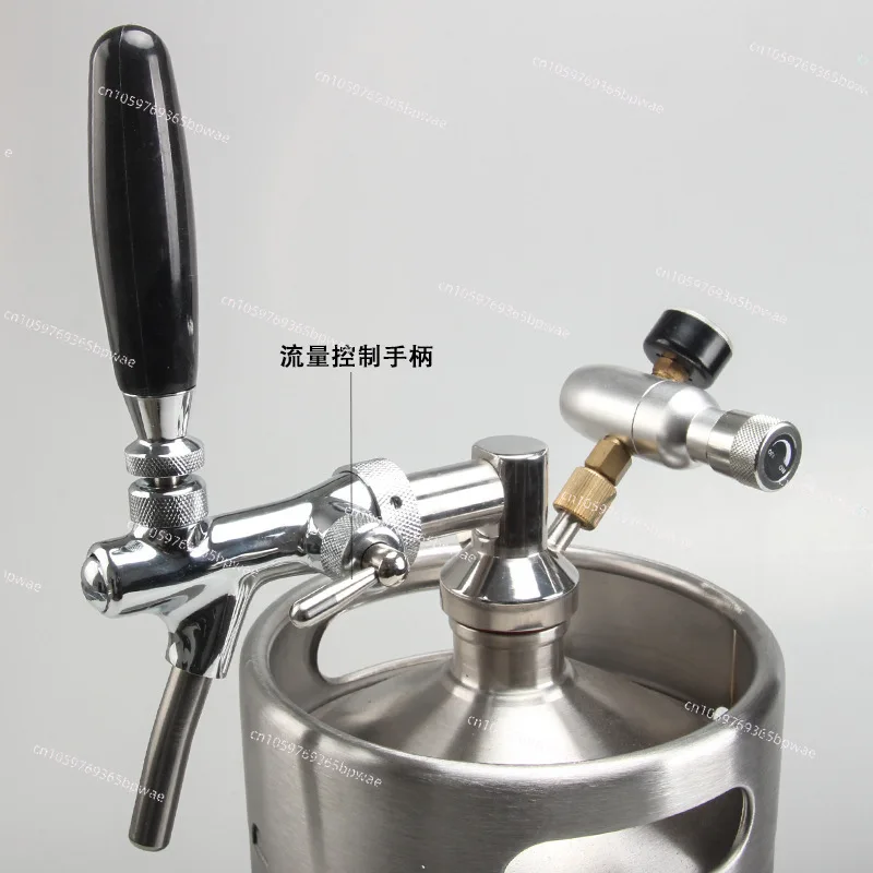 KEG Barrel 304 Stainless Steel Portable Craft Fresh Beer Pressurized Air Hair Keg Kit Beating System Adjustable Faucet
KEG Barrel 304 Stainless Steel Portable Craft Fresh Beer Pressurized Air Hair Keg Kit Beating System Adjustable Faucet