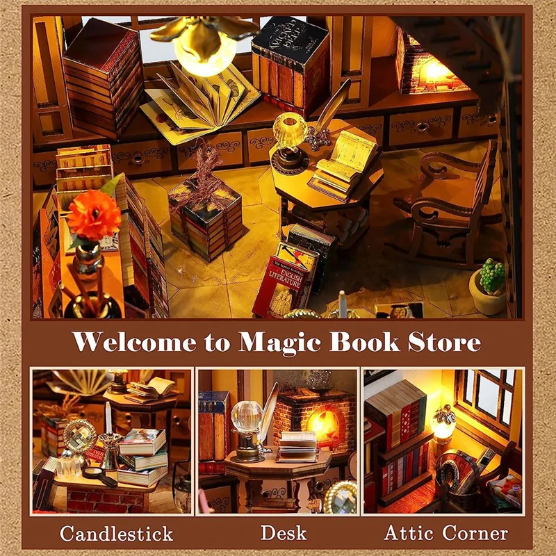 DIY Miniature Wooden Doll House Kit with Furniture and LED Decor Gifts for Birthday Christmas and Valentine's Day Gift
DIY Miniature Wooden Doll House Kit with Furniture and LED Decor Gifts for Birthday Christmas and Valentine's Day Gift