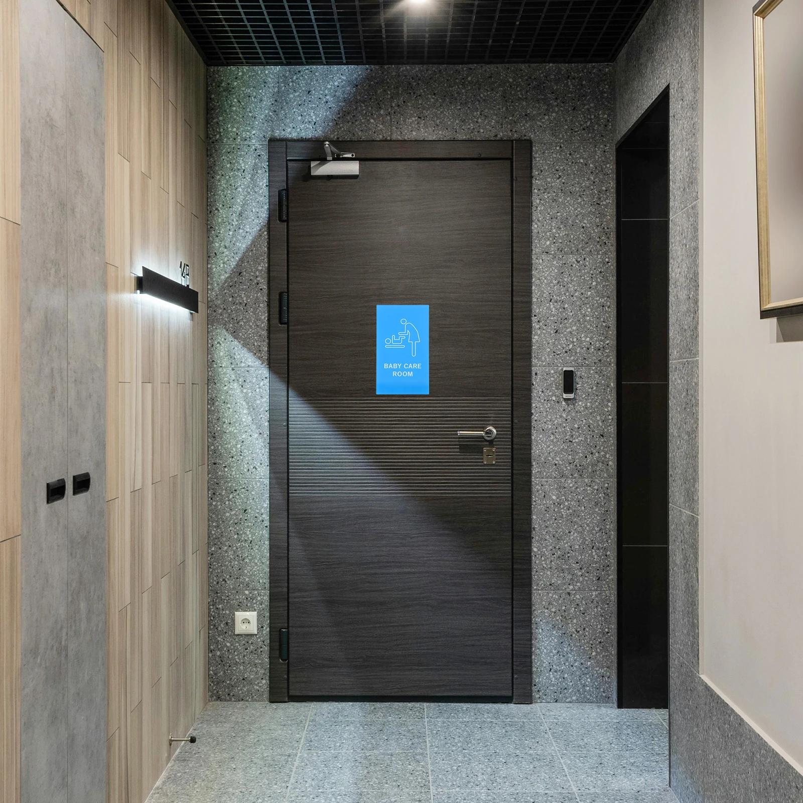 Baby Changing Area Newborn Restroom Sign Door Decor Simple Design Toilet Identification Signs Adhesive Easy Use Long Life 
Baby Changing Area Newborn Restroom Sign Door Decor Simple Design Toilet Identification Signs Adhesive Easy Use Long Life