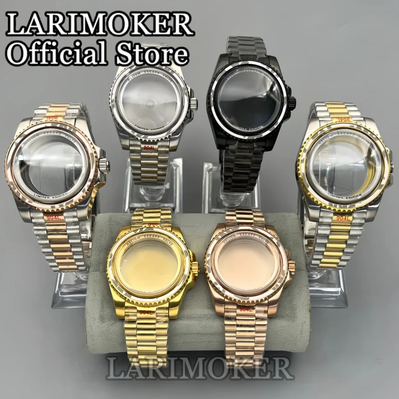 Корпус часов 40 мм в морском стиле с сапфировым стеклом и новым изогнутым браслетом President, совместимый с механизмами NH Miyota DG ETA2824 PT5000
Корпус часов 40 мм в морском стиле с сапфировым стеклом и новым изогнутым браслетом President, совместимый с механизмами NH Miyota DG ETA2824 PT5000