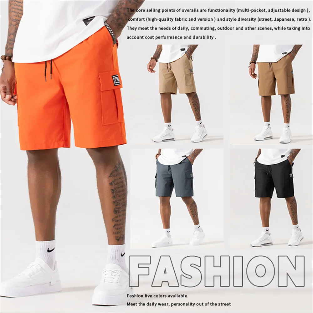Men's Multi-Pocket Workwear Shorts Summer New Arrival Fashionable Straight-Leg Casual Trousers American Vintage Sports Shorts
Men's Multi-Pocket Workwear Shorts Summer New Arrival Fashionable Straight-Leg Casual Trousers American Vintage Sports Shorts