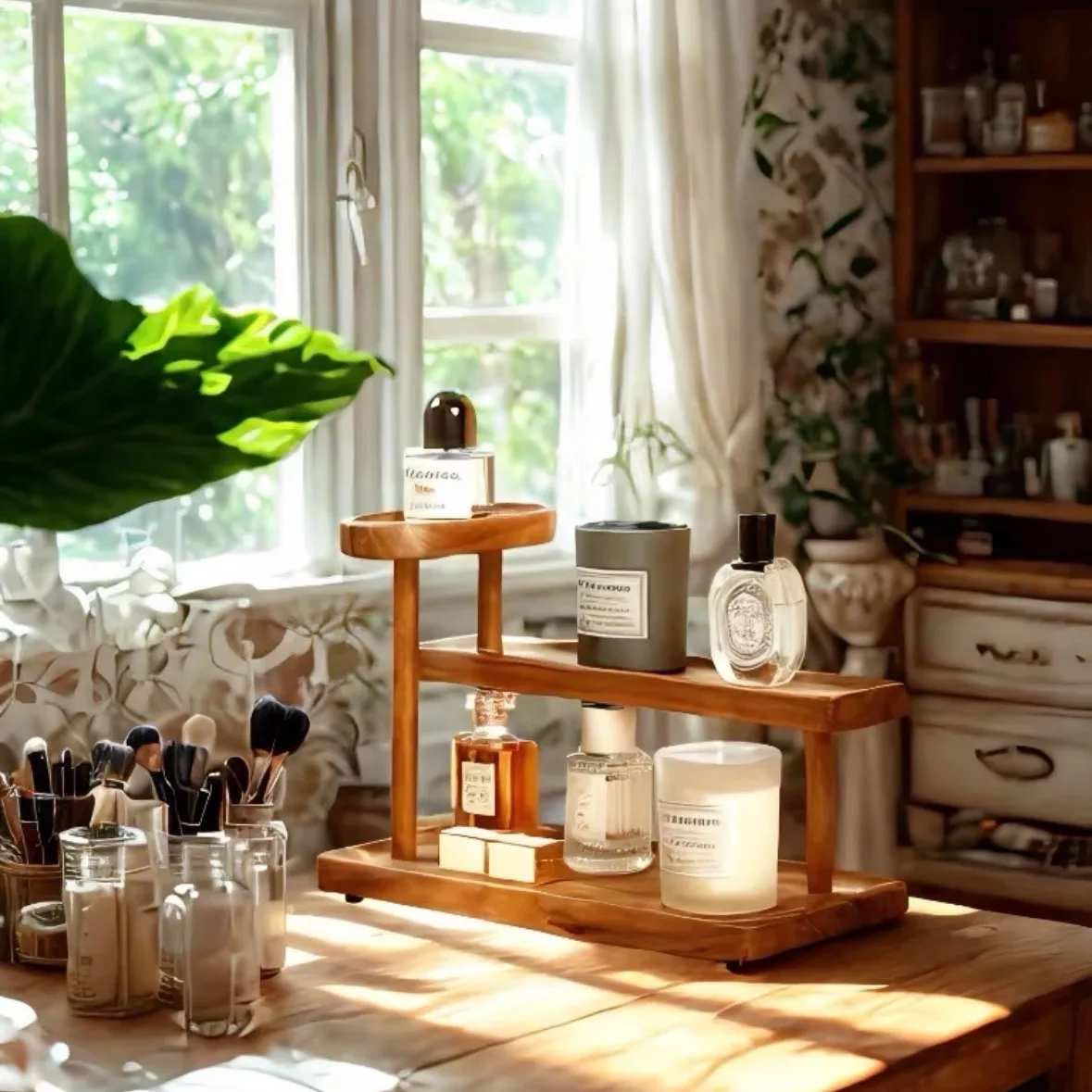 Элитная подставка для косметики из черного орехового дерева, органайзер для парфюмерии и украшений, декор для дома и спальни
Элитная подставка для косметики из черного орехового дерева, органайзер для парфюмерии и украшений, декор для дома и спальни