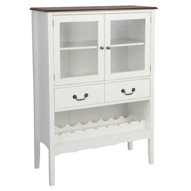 Sideboard Buffet Cabinet with 2 Tempered Glass Doors-White
Sideboard Buffet Cabinet with 2 Tempered Glass Doors-White