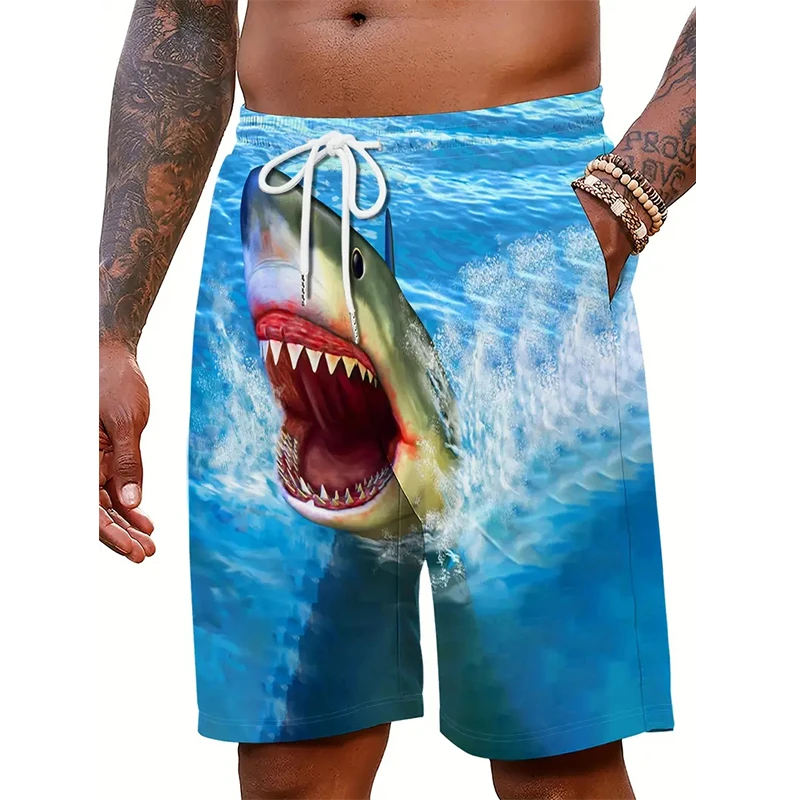 Fashion Shark Pattern Beach Shorts For Men Fashion Summer Cool 3D Print Swim Trunks Loose Streetwear Hip Hop Short Pants
Fashion Shark Pattern Beach Shorts For Men Fashion Summer Cool 3D Print Swim Trunks Loose Streetwear Hip Hop Short Pants
