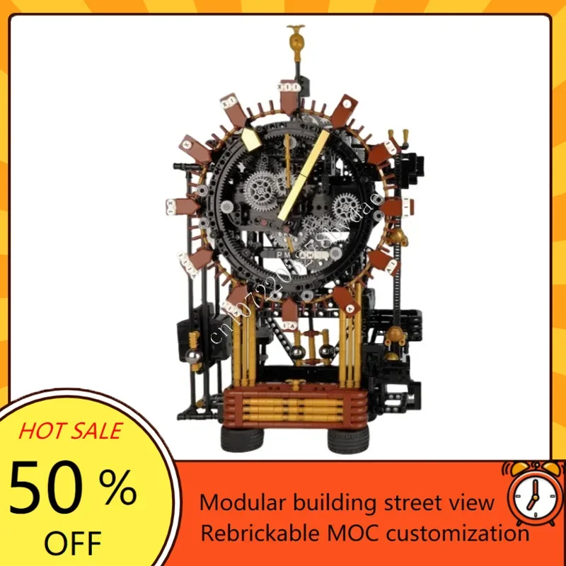 2111PCS Pendulum Clock Modular MOC Creative street view Model Custom Puzzle Architecture DIY Education Assembly Model Toy Gifts
2111PCS Pendulum Clock Modular MOC Creative street view Model Custom Puzzle Architecture DIY Education Assembly Model Toy Gifts