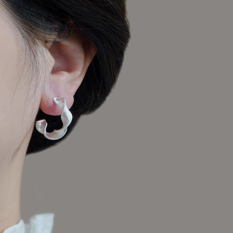 Twisted Metal Texture Ear Stud Piercing Earrings For Women French Fashion New Jewelry Gift Party Glamorous сережки
Twisted Metal Texture Ear Stud Piercing Earrings For Women French Fashion New Jewelry Gift Party Glamorous сережки