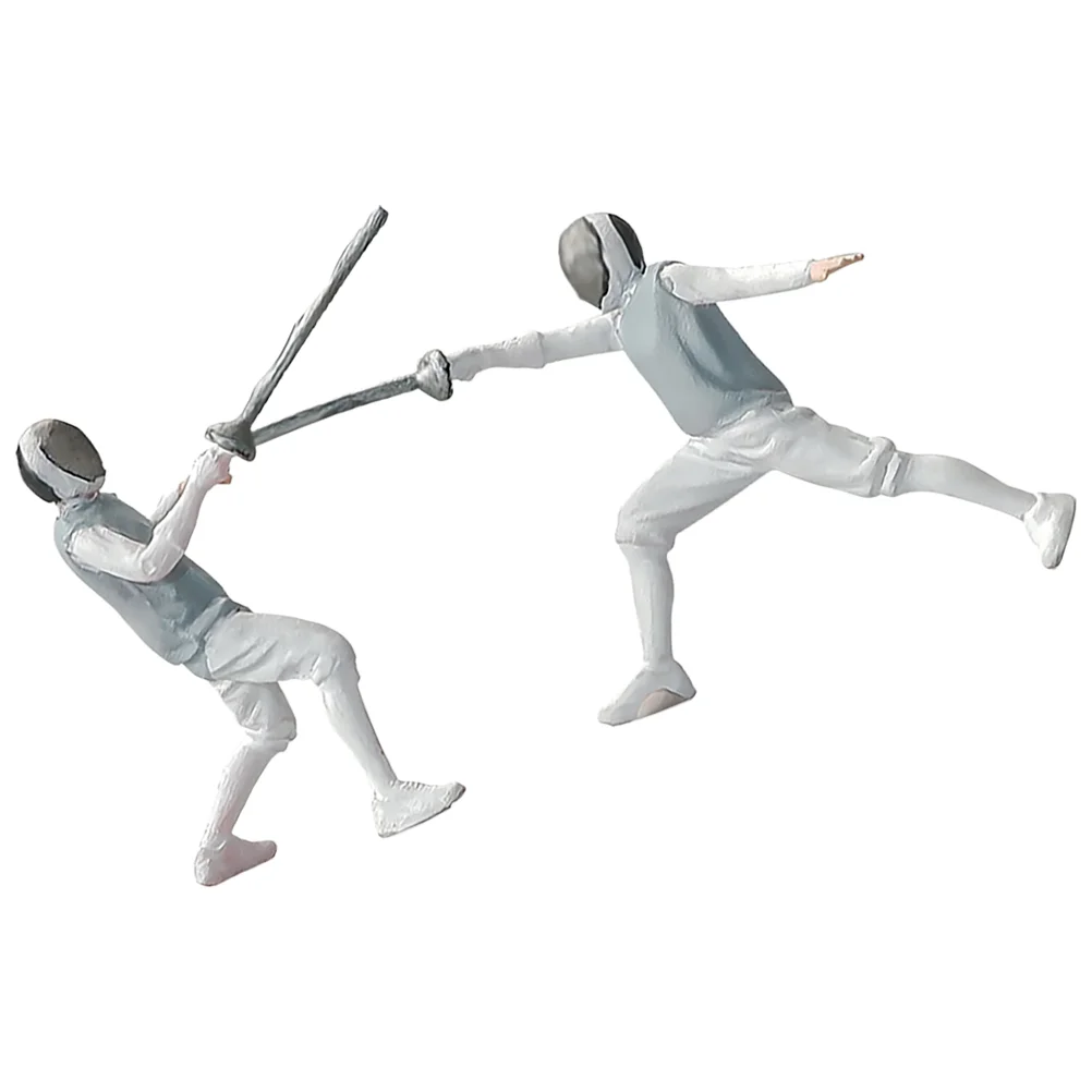 2 Pcs Fencing Model Accessories for Models Miniature Match People Scenes Tiny Figure Street Table Diorama Decor
2 Pcs Fencing Model Accessories for Models Miniature Match People Scenes Tiny Figure Street Table Diorama Decor