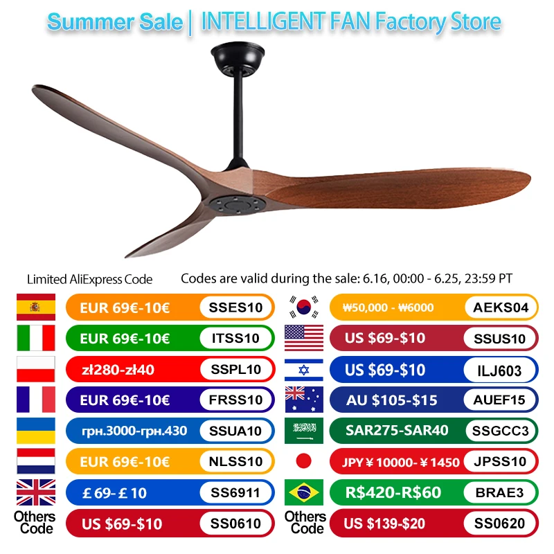52Inch Ceiling Fan Without Lamp Modern Industrial Style Strong Winds DC Remote Control Electric Fan 110V 220V Motor
52Inch Ceiling Fan Without Lamp Modern Industrial Style Strong Winds DC Remote Control Electric Fan 110V 220V Motor