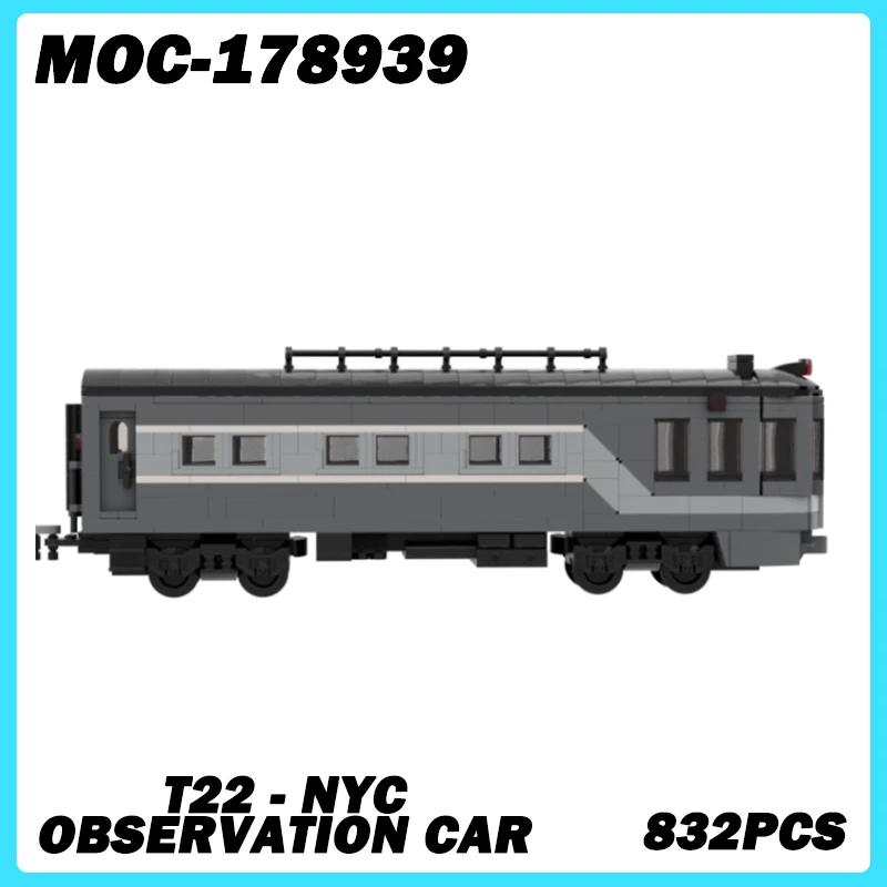 MOC- 178939 Серия Train T22-головоломки для автомобилей с наблюдениями NYC, строительные блоки, набор образовательных моделей, креативные детские подарки, сделай сам, 832 шт.
MOC- 178939 Серия Train T22-головоломки для автомобилей с наблюдениями NYC, строительные блоки, набор образовательных моделей, креативные детские подарки, сделай сам, 832 шт.