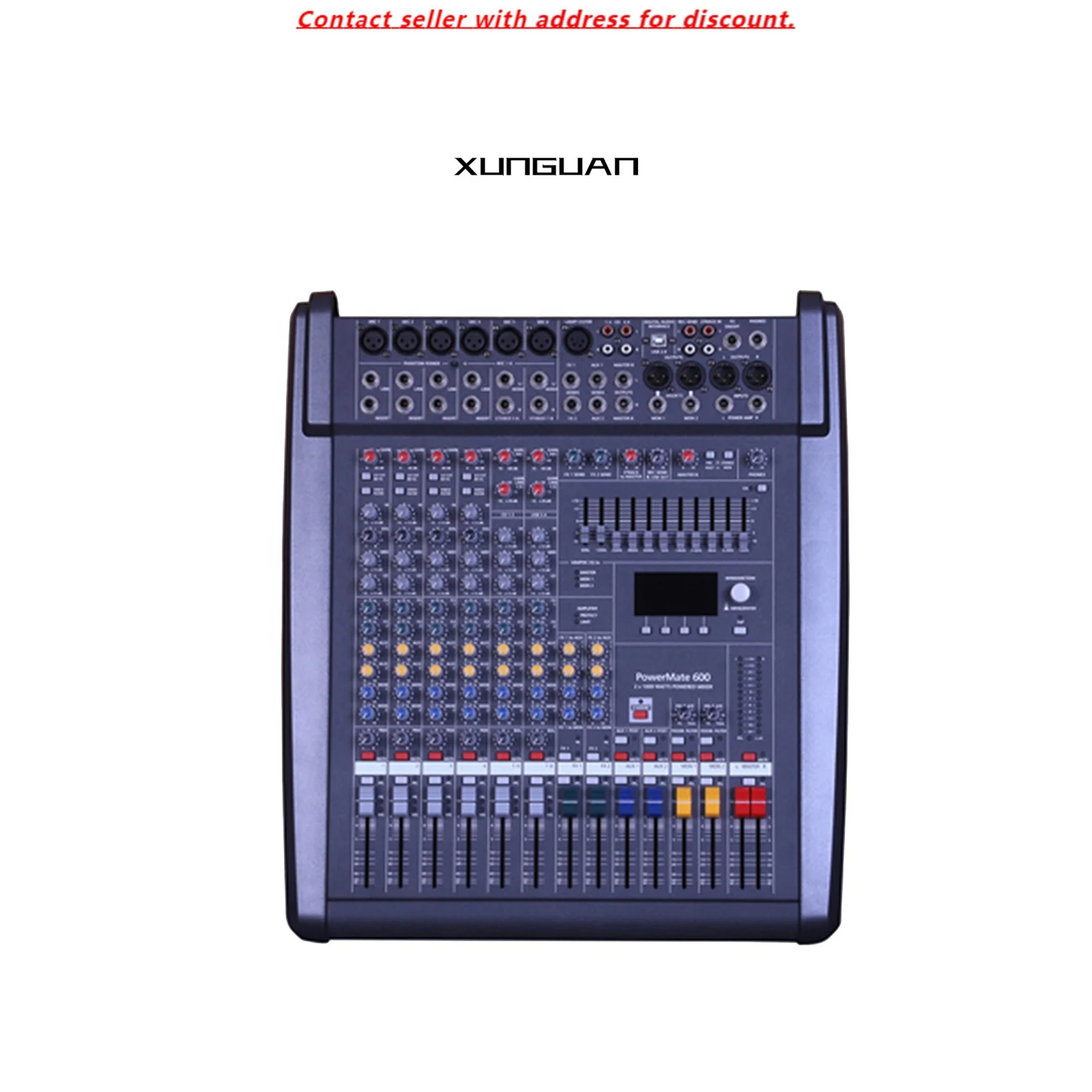 PM600-3 6 Channel Usb Audio Interface Power Mixer Control With 2*1200W Amp For Recording 
PM600-3 6 Channel Usb Audio Interface Power Mixer Control With 2*1200W Amp For Recording